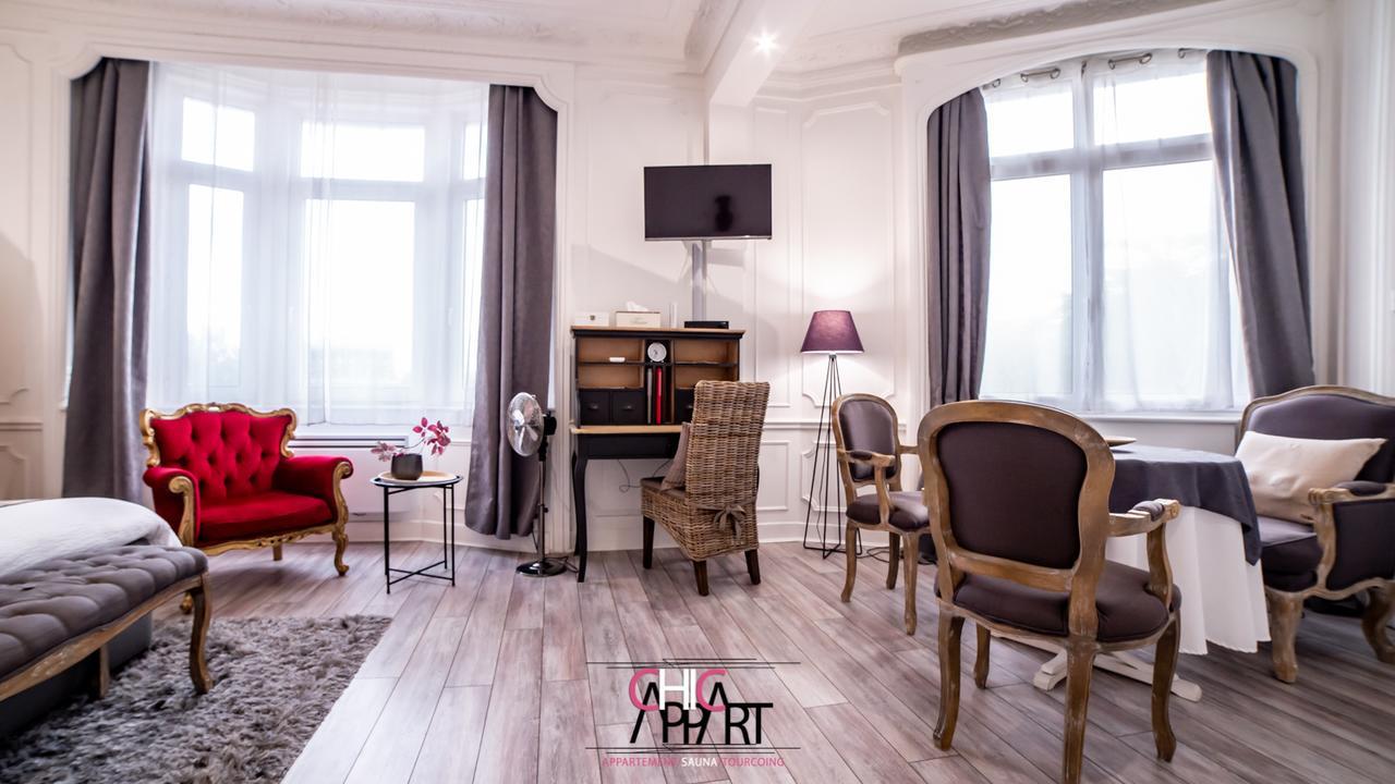Chic Appart - Sauna Privatif Tourcoing Bagian luar foto